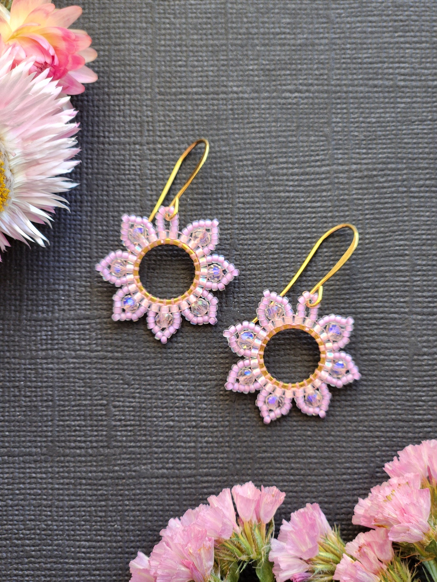 Flower earrings
