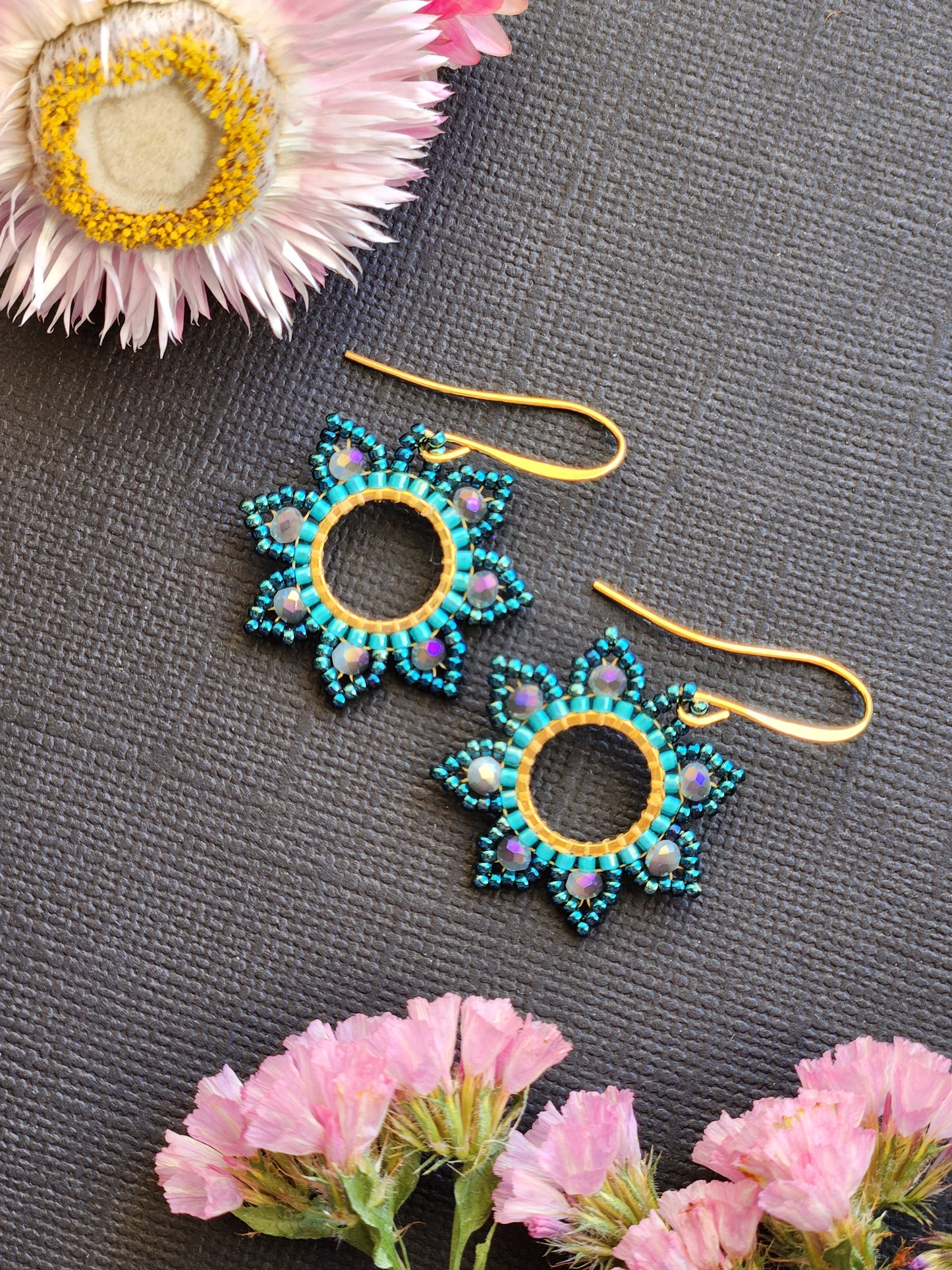 Flower earrings
