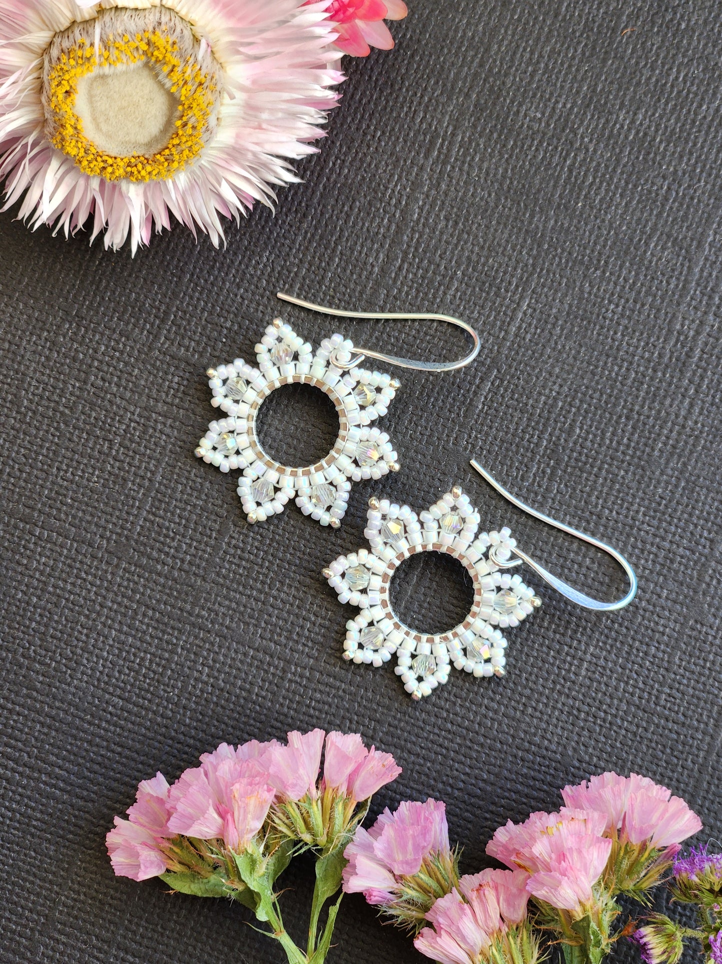 Flower earrings