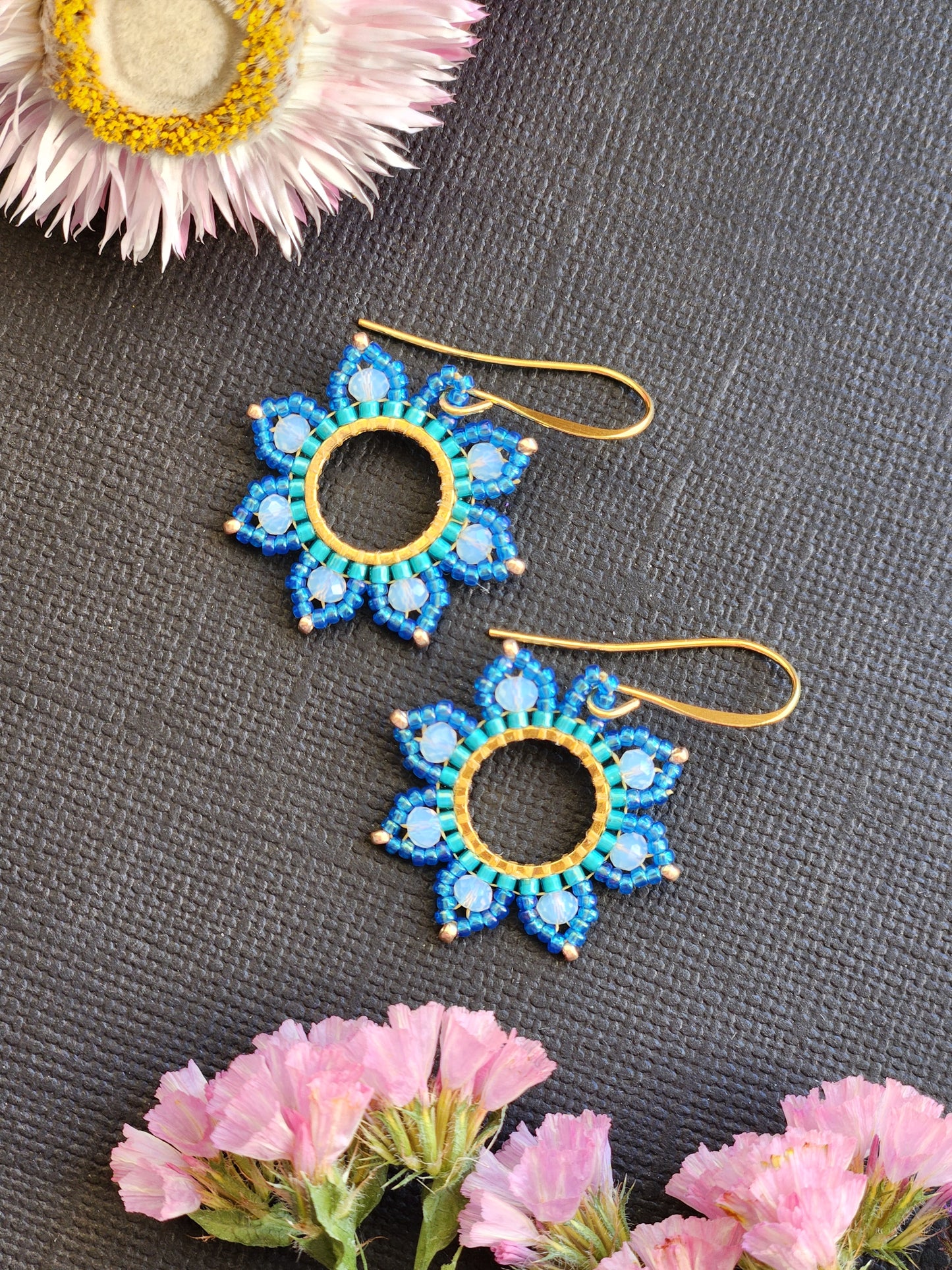 Flower earrings