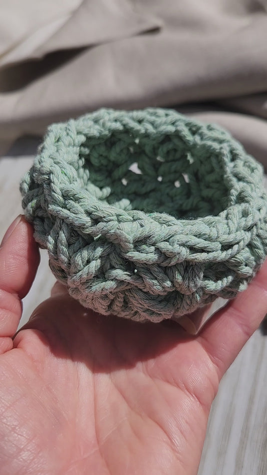 Crochet Baskets Small