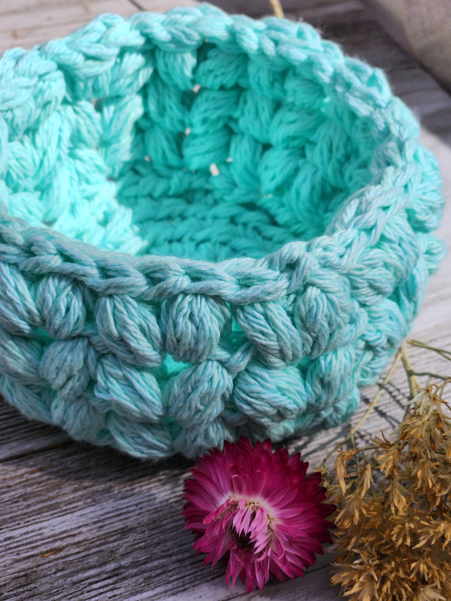 Crochet Baskets Medium