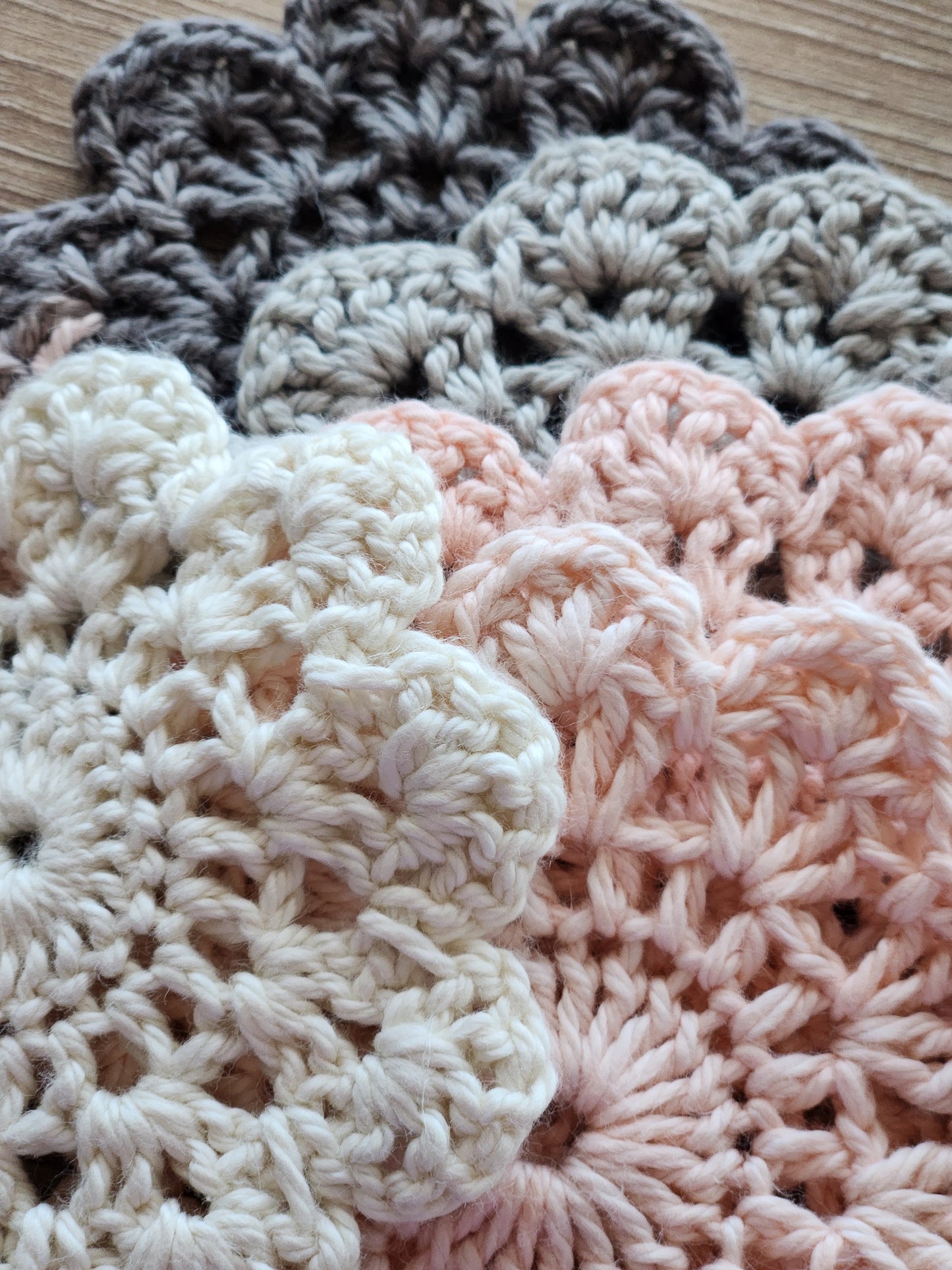 Crochet Flower Coasters