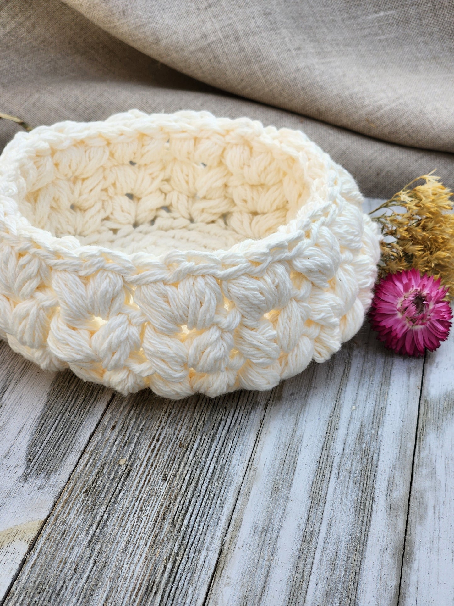 Crochet Baskets Large