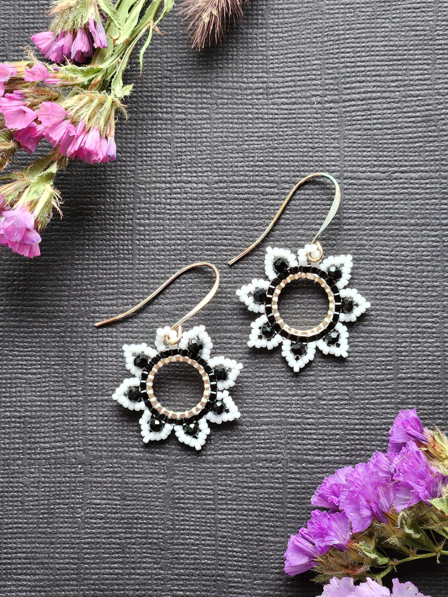 Flower earrings