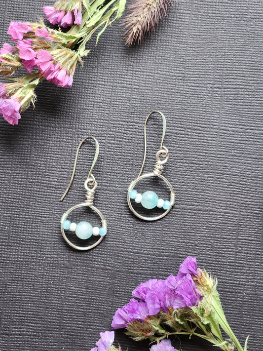 Wire wrapped Earrings