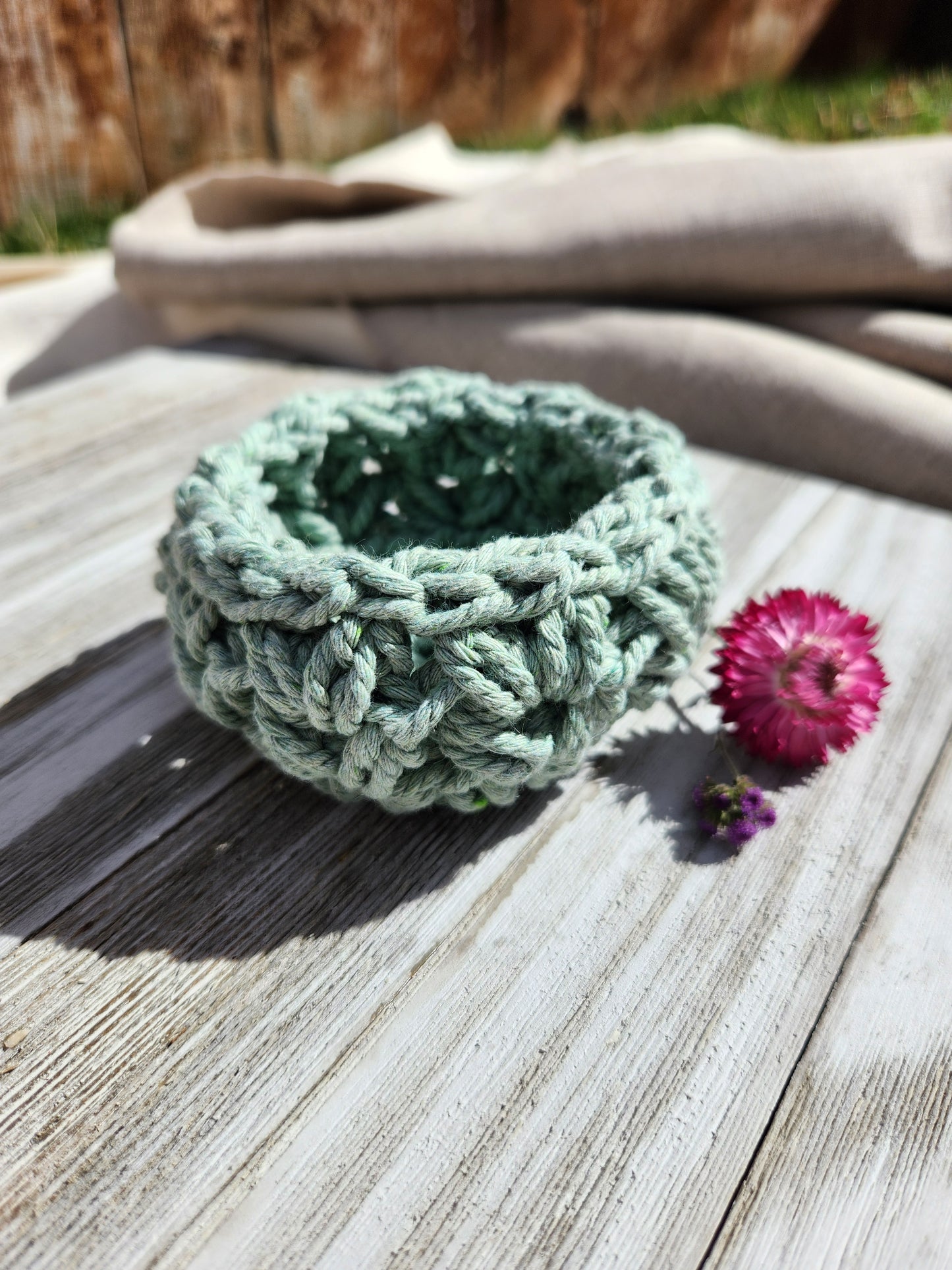 Crochet Baskets Small