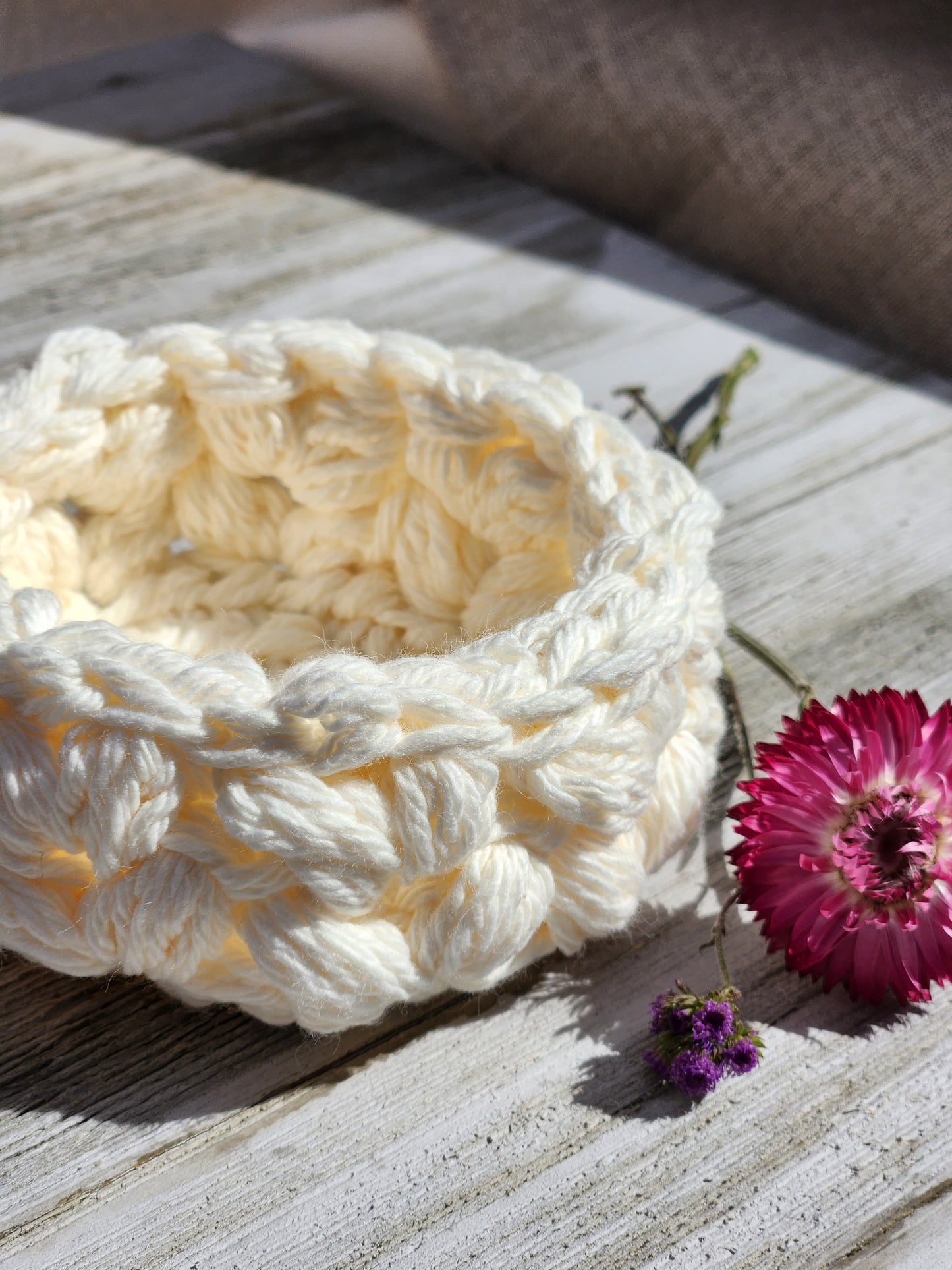 Crochet Baskets Small