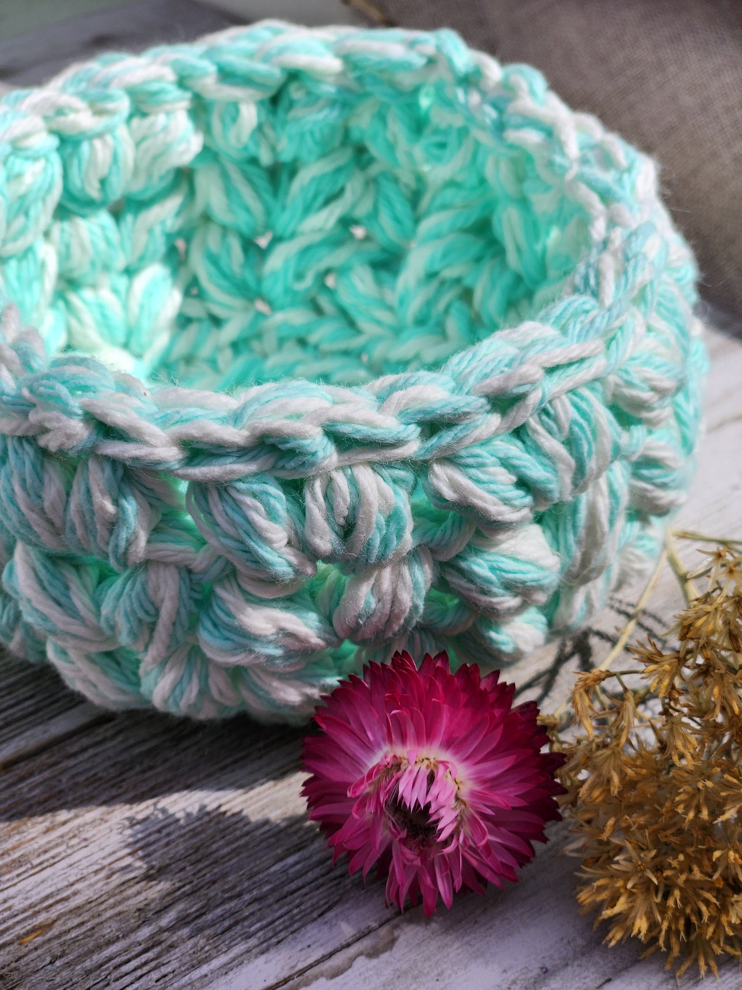 Crochet Baskets Medium