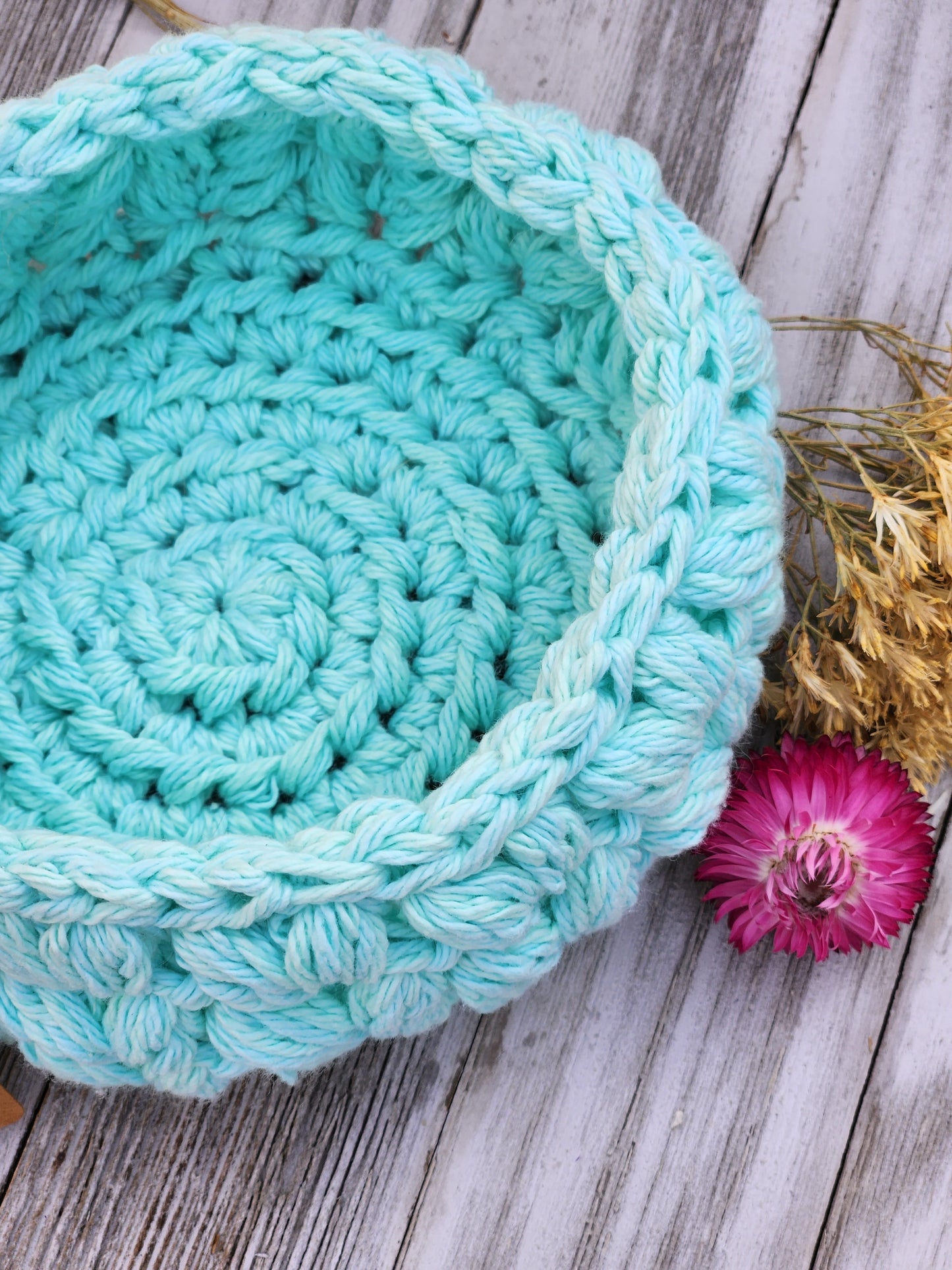 Crochet Baskets Large