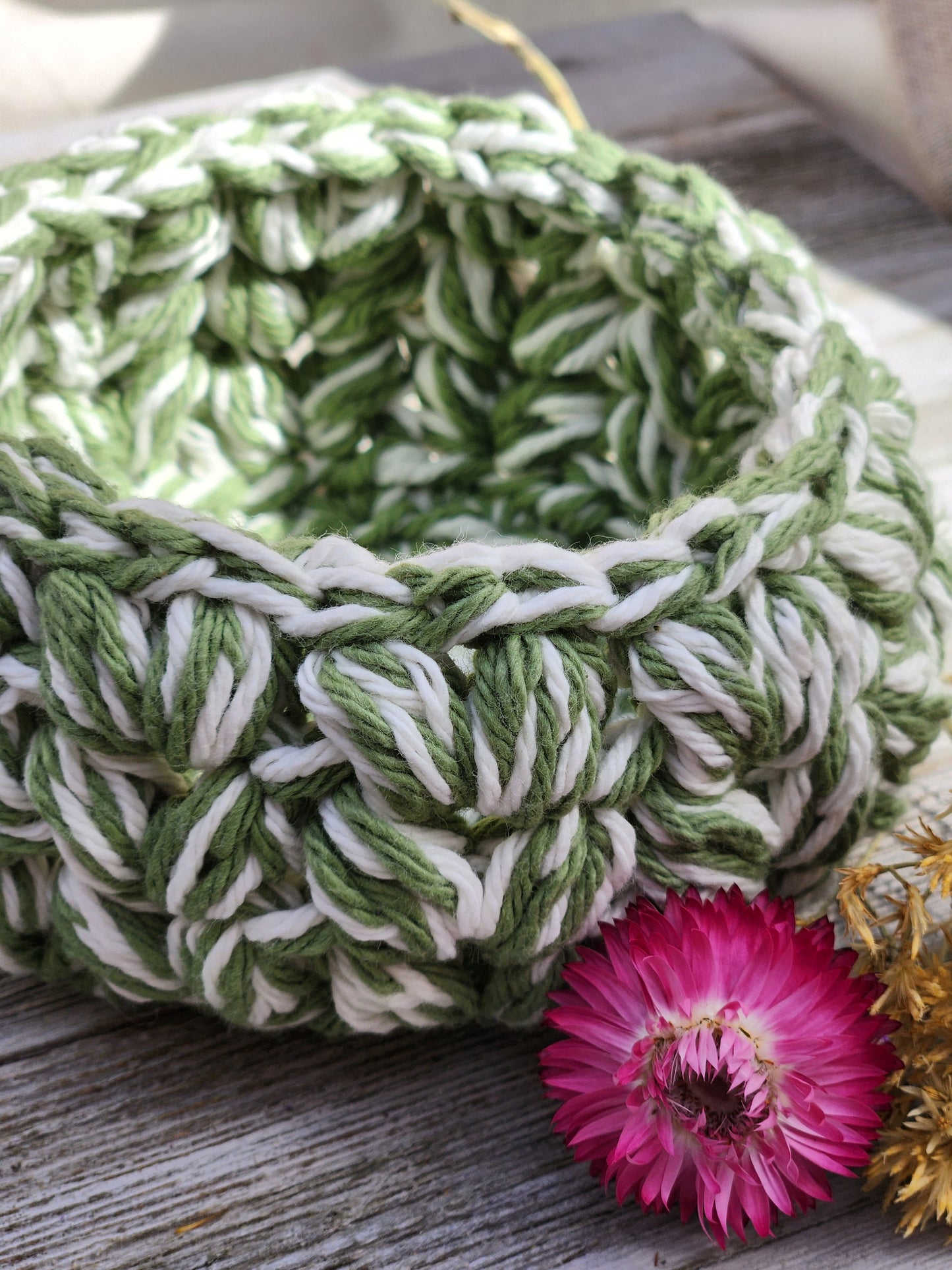 Crochet Baskets Medium