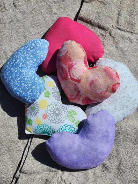 Lavender Filled Heart Pillows
