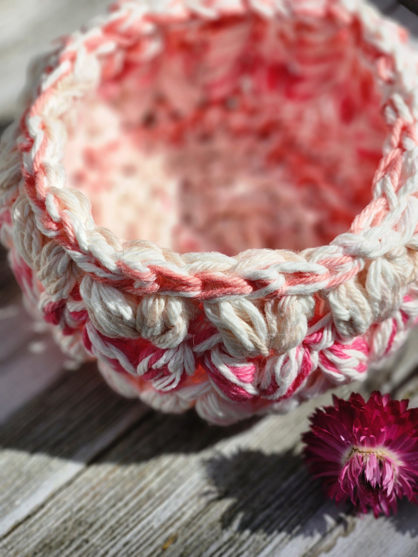 Crochet Baskets Medium