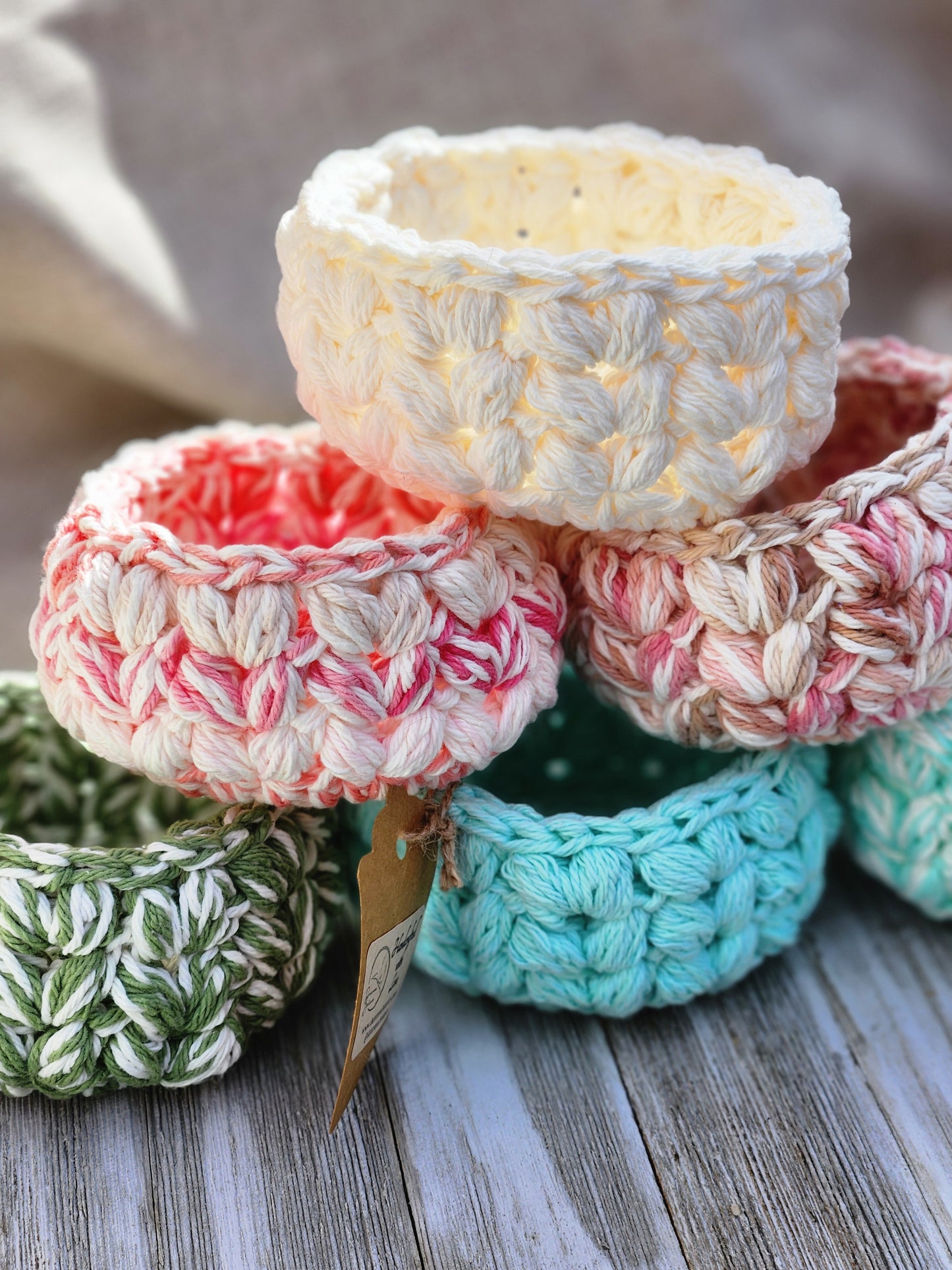 Crochet Baskets Medium