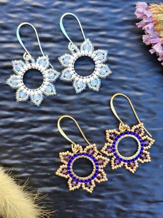 Flower earrings