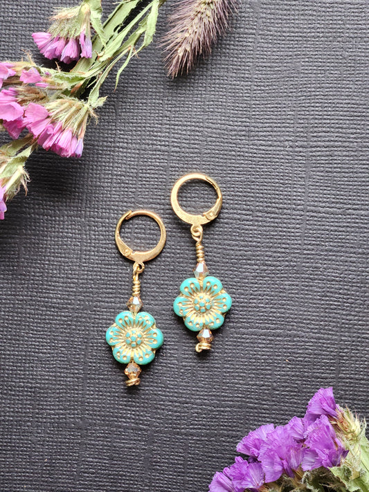 Flower Bead Earrings