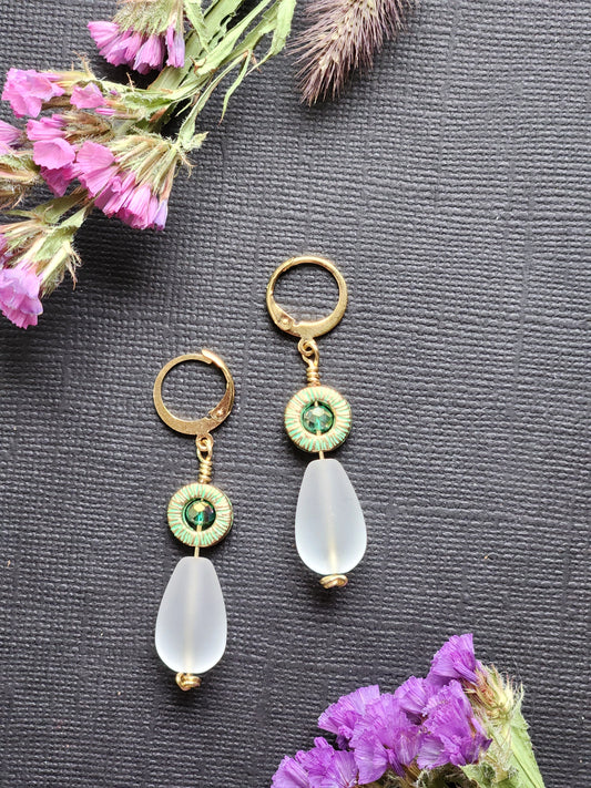 Ocean Glass Earrings