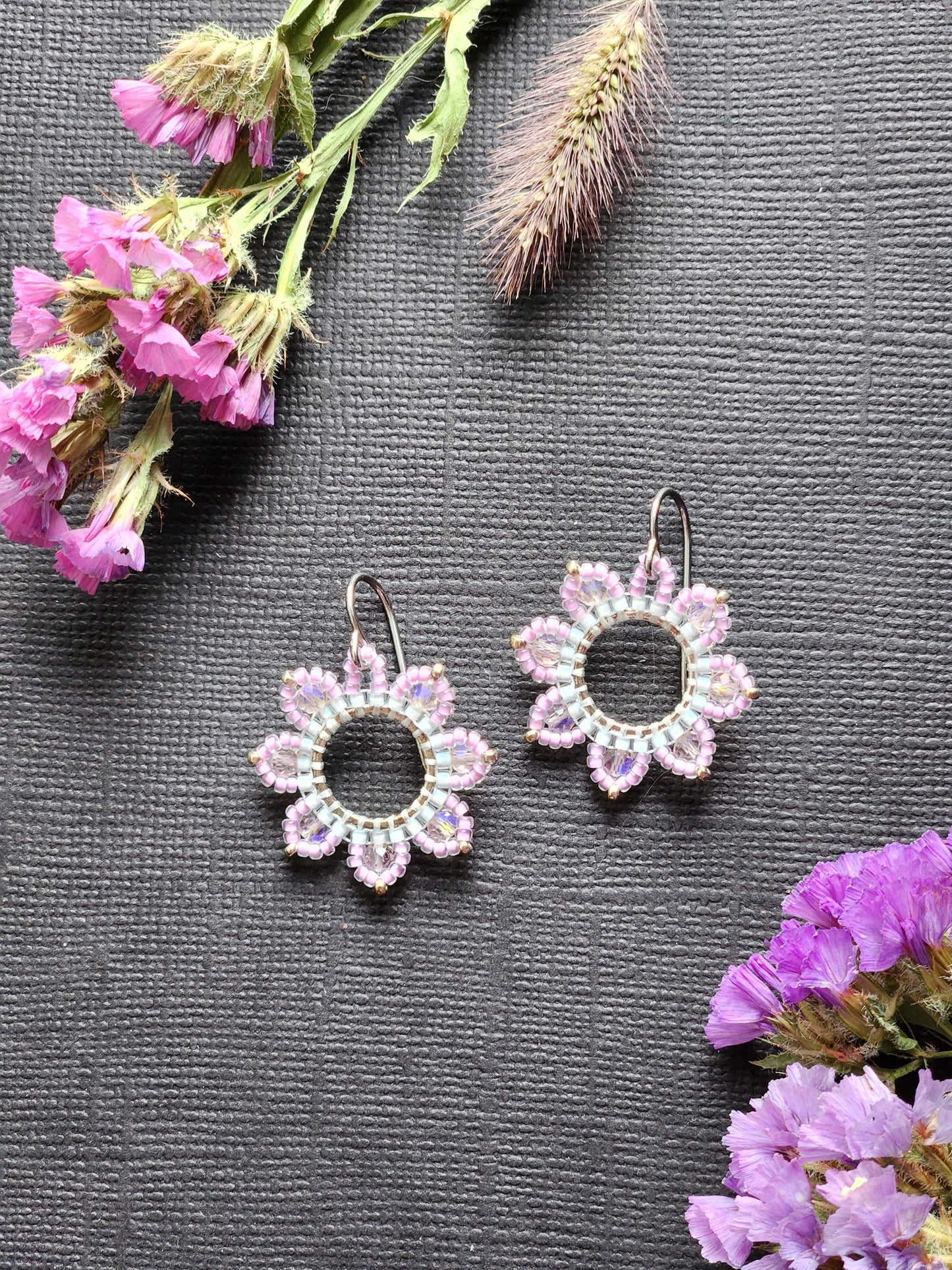 Flower earrings