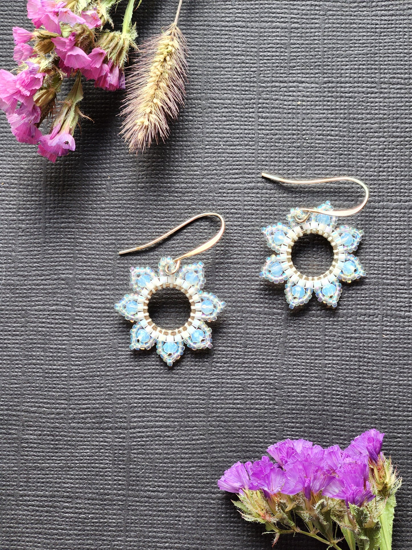 Flower earrings
